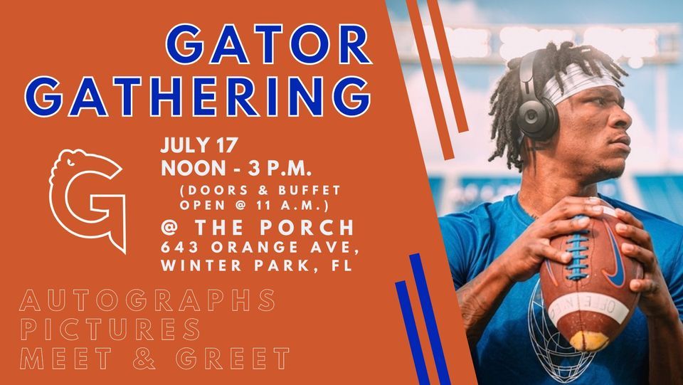 Gator Gathering at The Porch, 643 Orange Avenue,Winter Park,32789,US