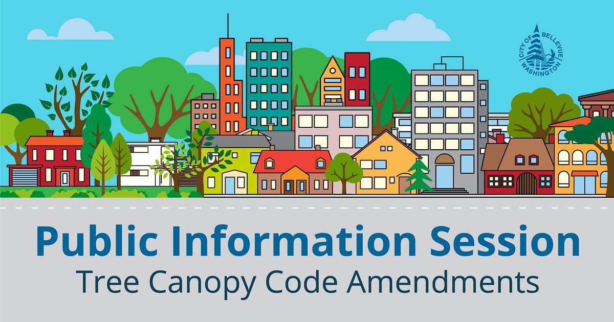 Bellevue Tree Code Update Info Session, Bellevue City Hall, June 8
