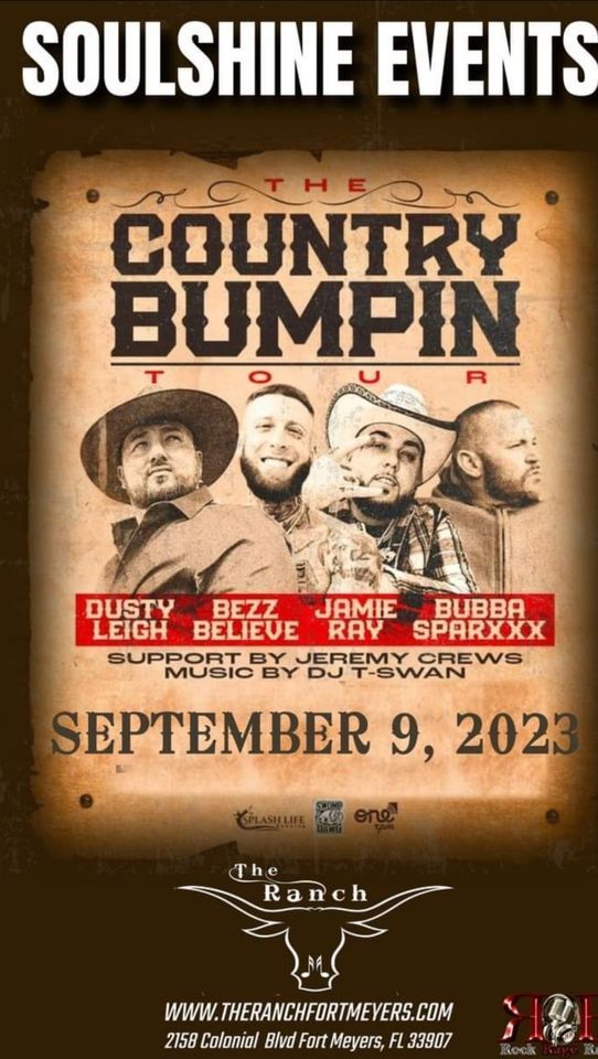 Country Bumpin Tour 2023, The Ranch Concert Hall & Saloon, Fort Myers