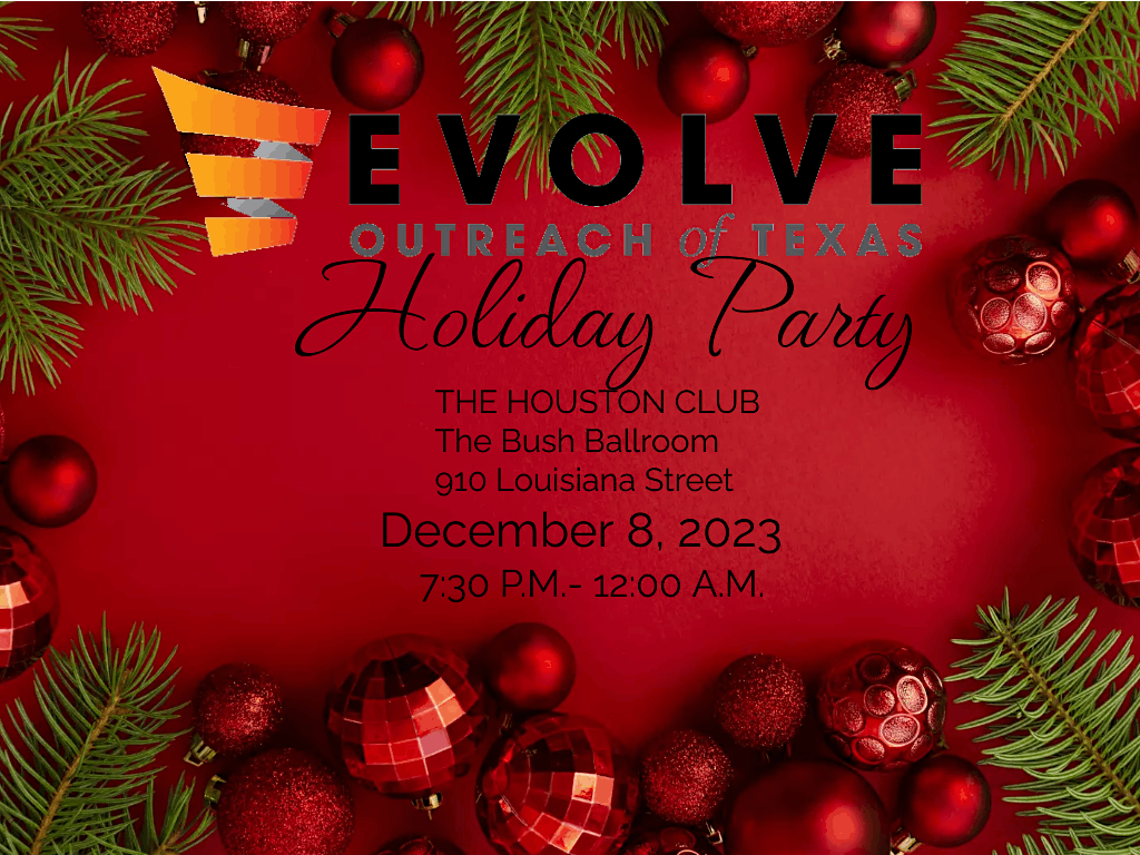 EVOLVE Christmas Party 2023, The Houston Club, Louisiana Street, Houston, TX, USA, December 8