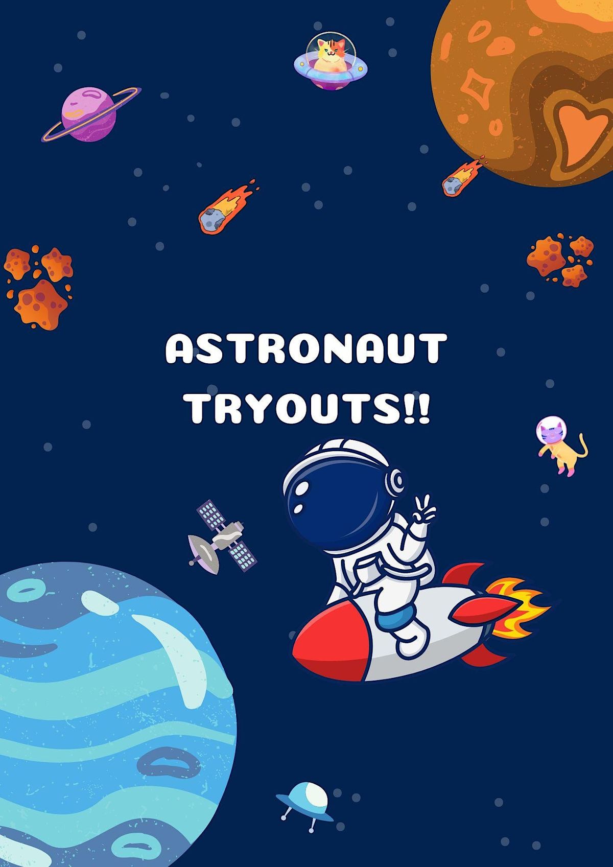 Astronaut Tryouts!, Sherwood Forest Branch Library, Detroit, April 6