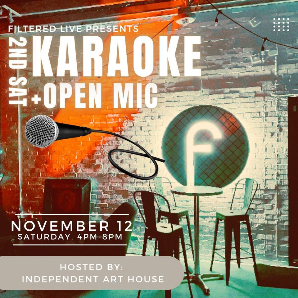 Filtered live 2nd saturday karaoke and open mic filtered mckinney