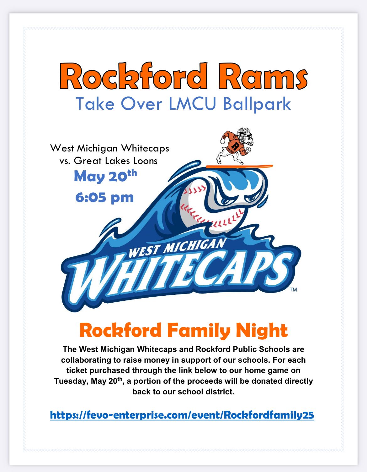 Great Lakes Loons at West Michigan Whitecaps at LMCU Ballpark, 7 April | Event in Comstock Park | AllEvents