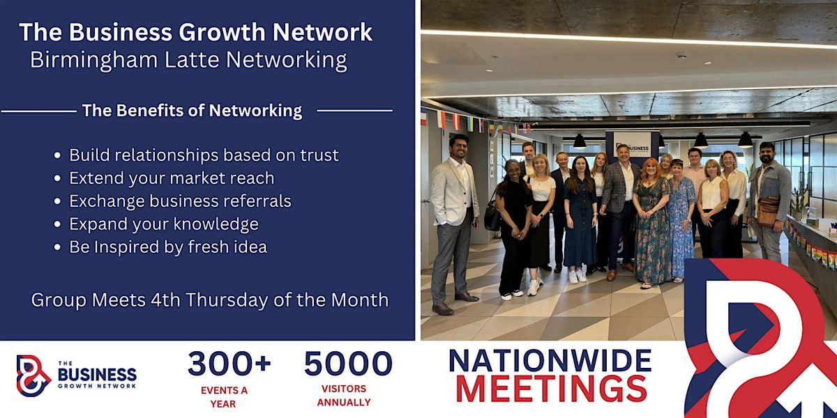 Birmingham Latte Networking | Event in Birmingham | AllEvents