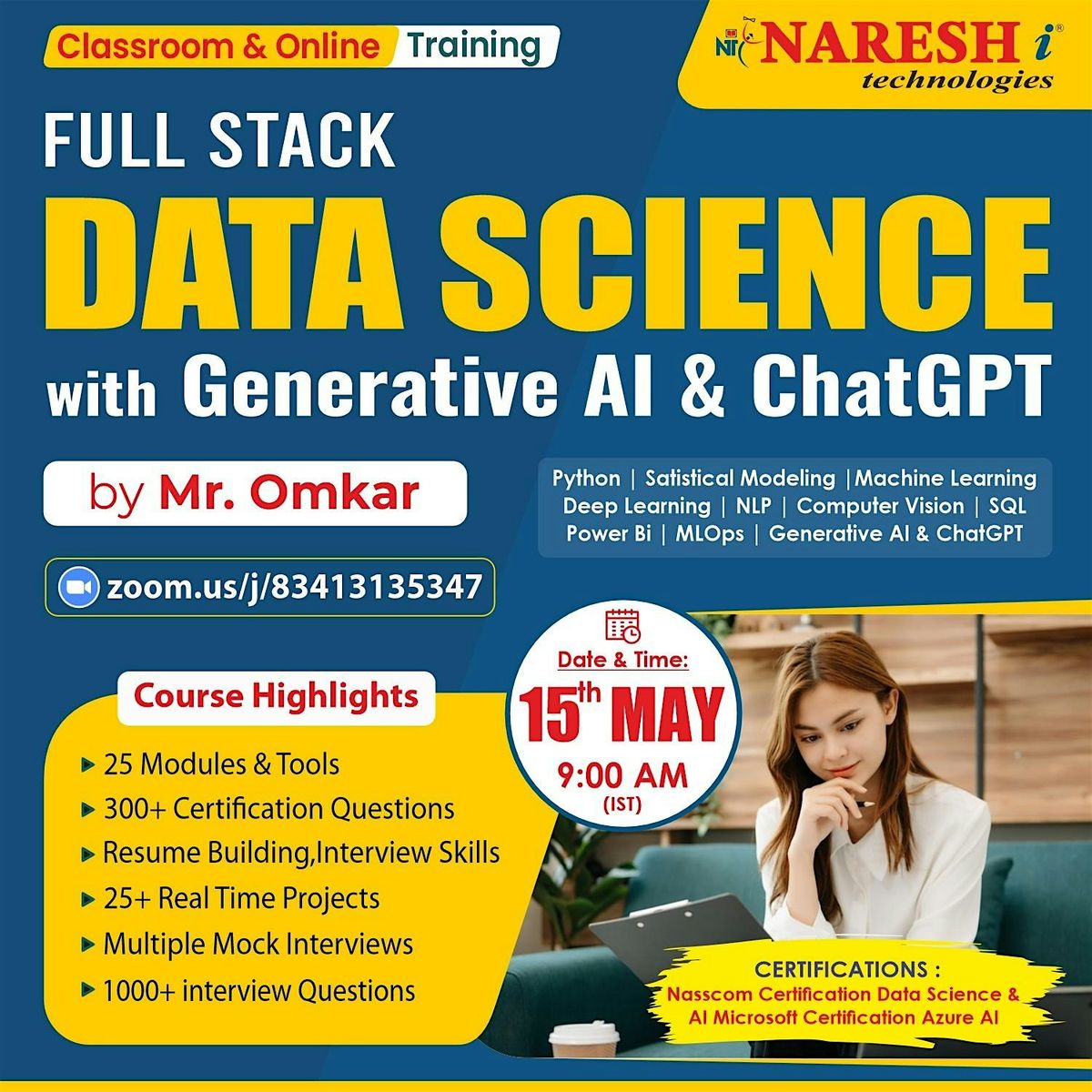 Full Stack Data Science Training Institute In Ameerpet | NareshIT ...
