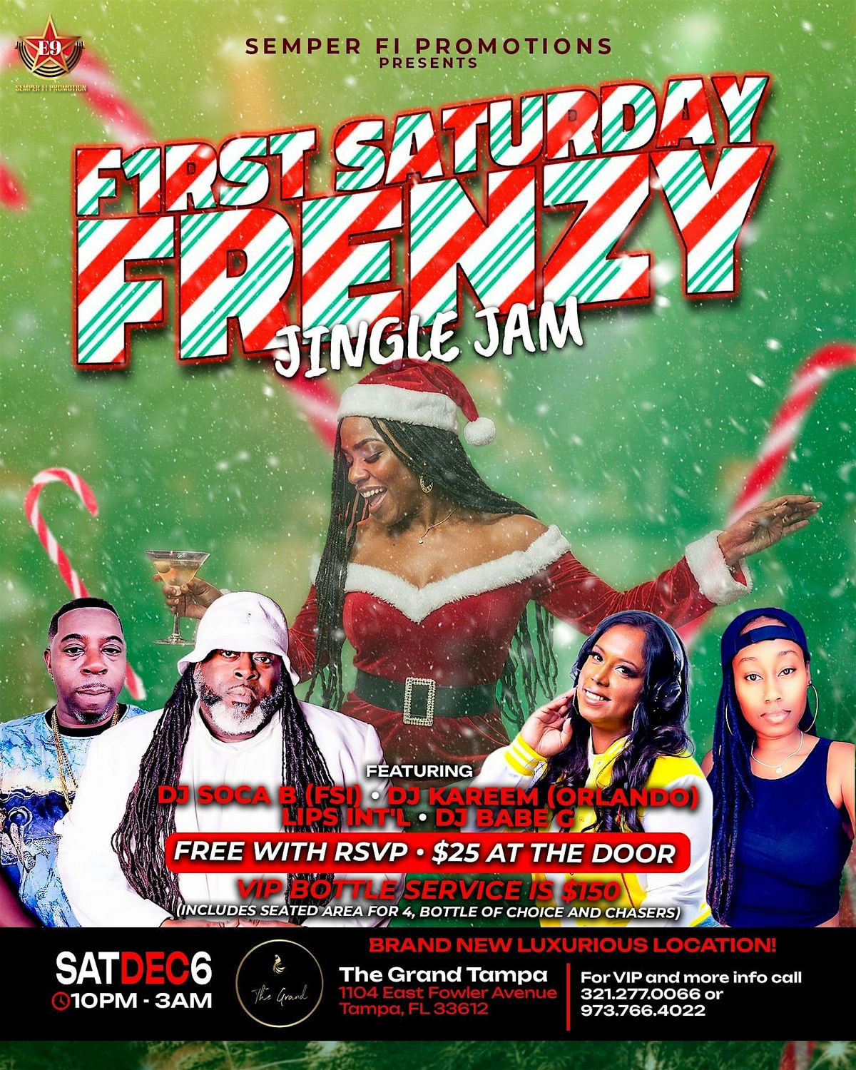 First Saturday Frenzy - Jingle Jam Edition, 6 December | Event in Tampa | AllEvents