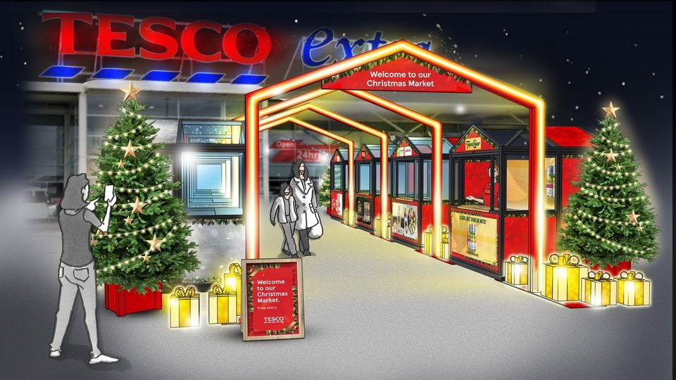 Tesco Christmas Market, Tesco Extra, Ashgate Rd, Hucknall, Nottingham