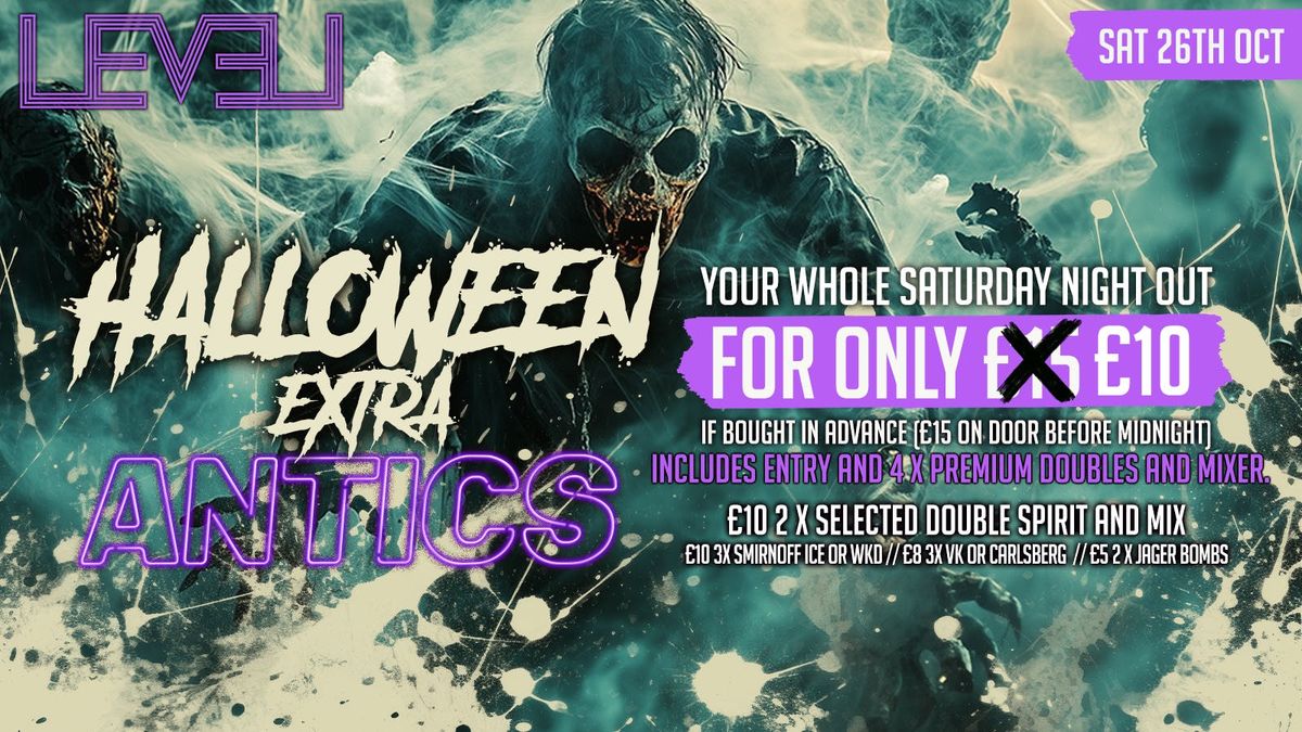 SATURDAY HALLOWEEN EXTRA ANTICS, 1 November | Event in Bolton | AllEvents