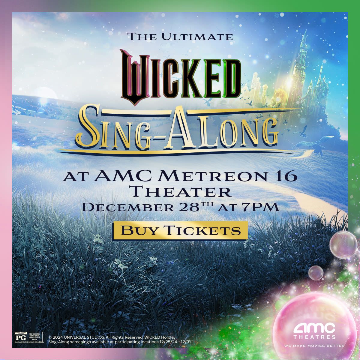 Wicked Sing A Long at Hattiesburg Saenger Theater, 7 June | Event in Hattiesburg | AllEvents