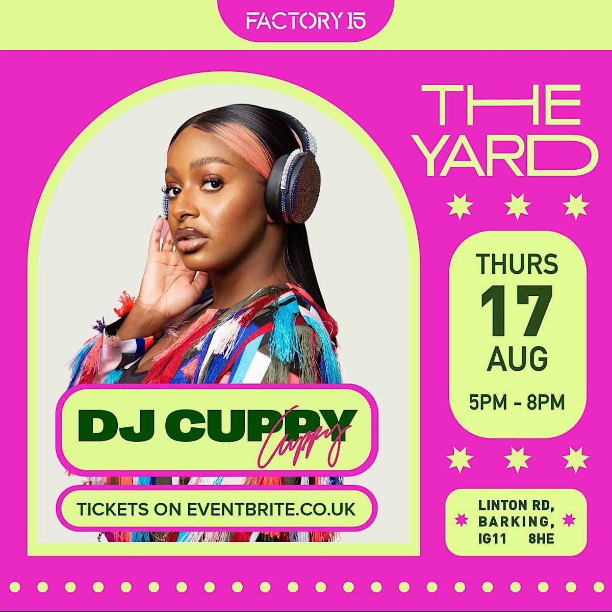 The Yard Official Launch Party with DJ Cuppy!, MAKE IT Barking, 17