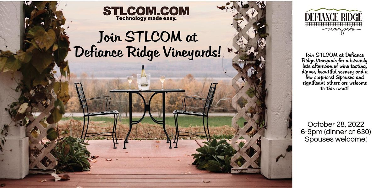 A trip to the Winery with STL Communications, Defiance Ridge Vineyards