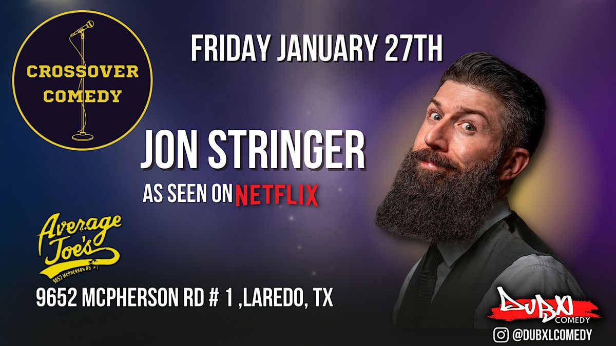 Comedian Jon Stringer at Average Joes Laredo, TX, Average Joes