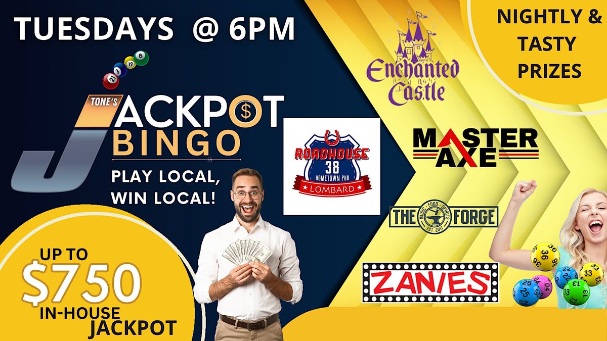 Jackpot Bingo @ Roadhouse 38 Lombard | Event in Lombard | AllEvents