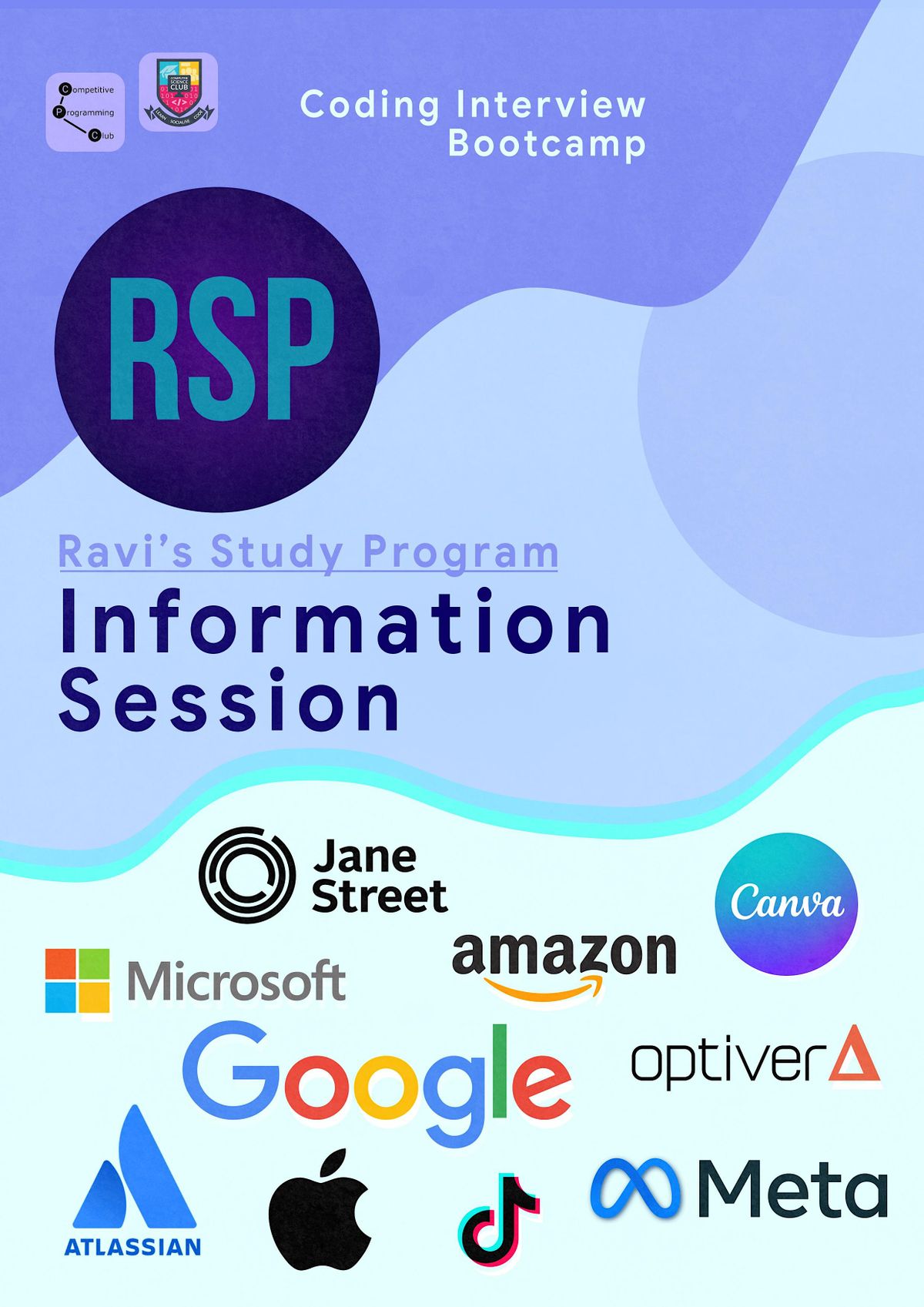 RSP (Ravis Study Program) Information Session, The Braggs Lecture ...
