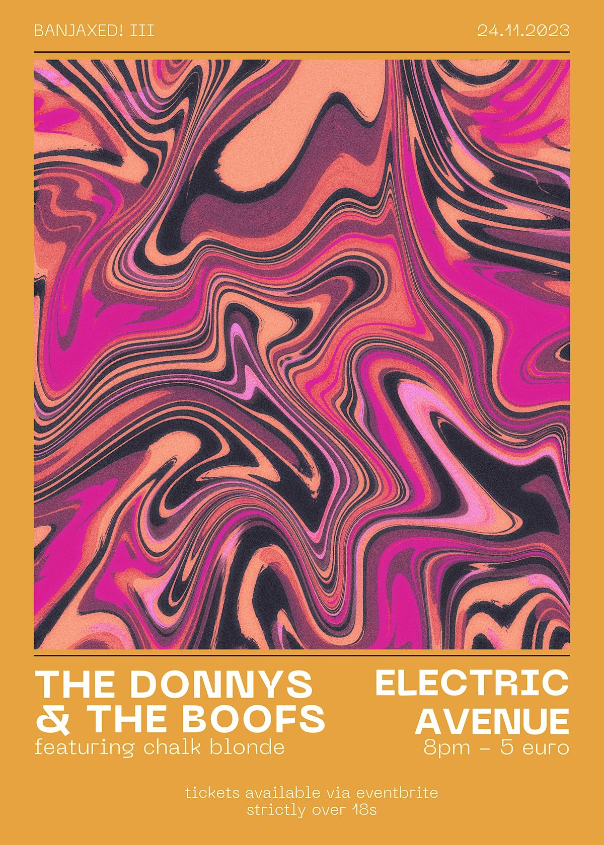 BANJAXED! III The Donnys, The Boofs & Chalk Blonde, Electric Avenue