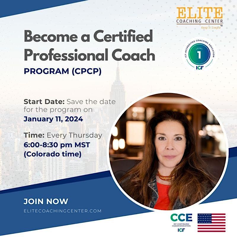 Become a Certified Professional Life and Business Coach level 1 ICF ...