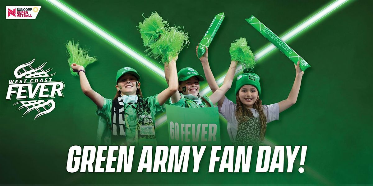 2024 West Coast Fever Green Army Fan Day, Gold Netball Centre, Jolimont