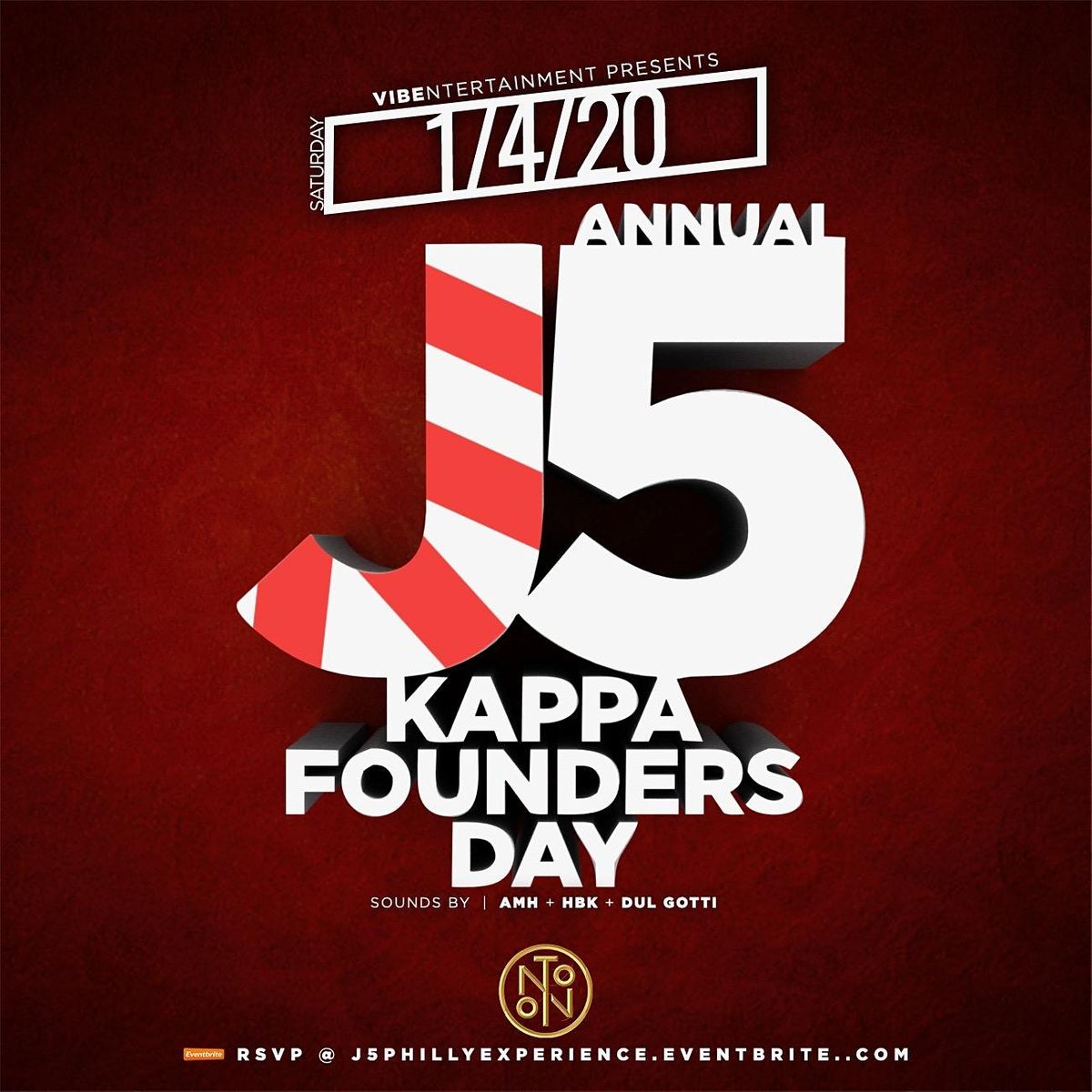 Philly J5 Kappa Founders Day Party w/ DAVE EAST, NOTO Philadelphia