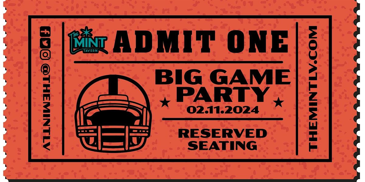 The Mint Big Game 2024, The MINT Tavern, West Sahara Avenue, Las Vegas