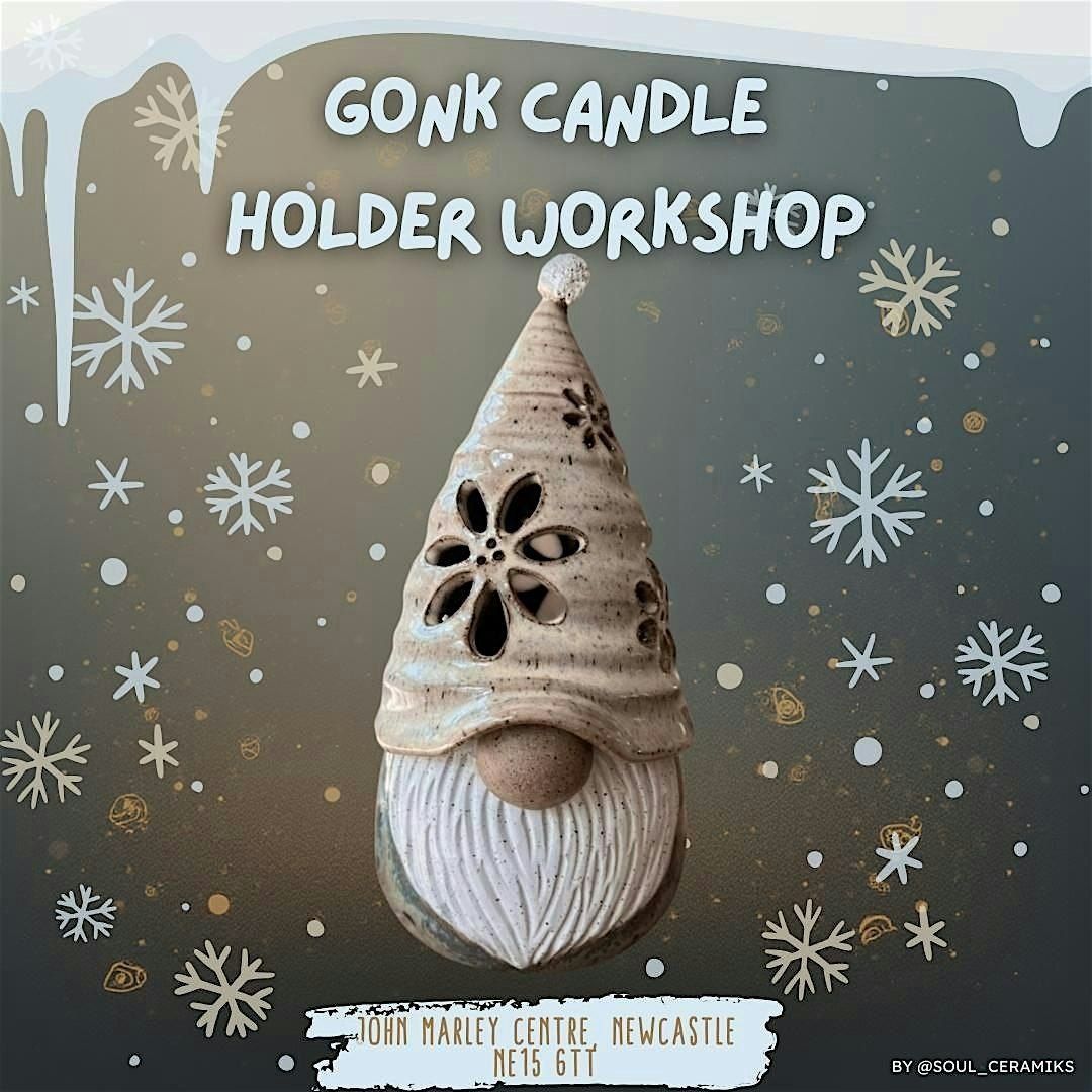 Make your own Christmas Gonk Candle Holder - Pottery Workshop, 23 December | Event in Newcastle upon Tyne