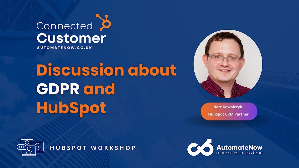 HubSpot All about GDPR and HubSpot, April 25 2023 Online Event AllEvents.in