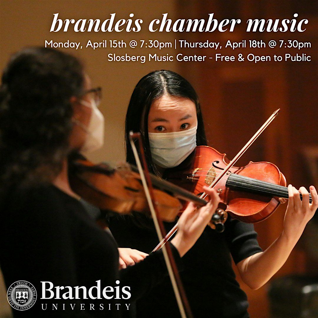 Spring 2024 Chamber Music Concert #1, Slosberg Music Center, Waltham ...