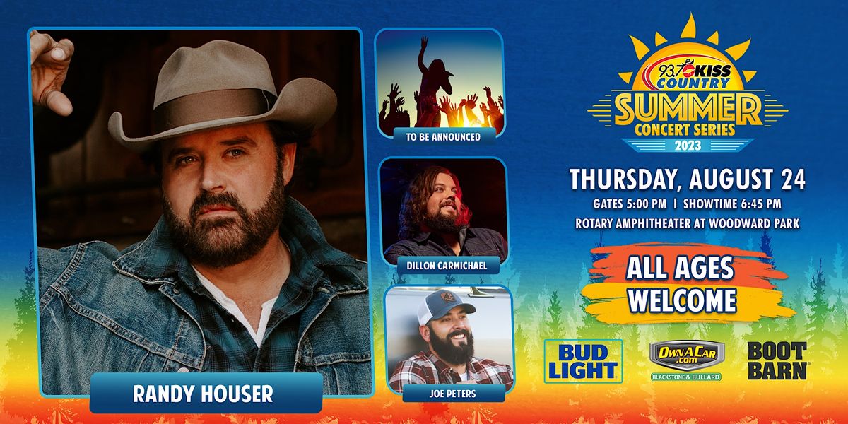 KISS Country Summer Concert Series Show 4 featuring Randy Houser