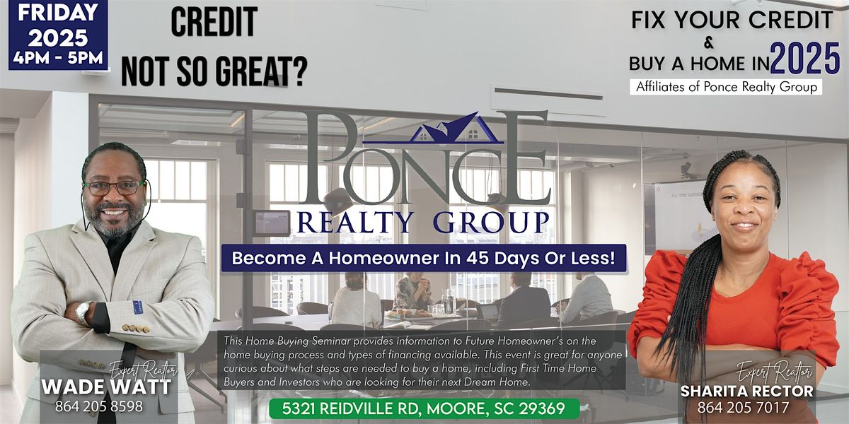 FIX YOUR CREDIT & BUY A HOME IN 2025 | Event in Moore | AllEvents