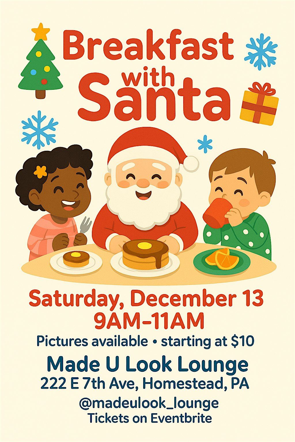 Breakfast with Santa, 13 December | Event in Homestead | AllEvents