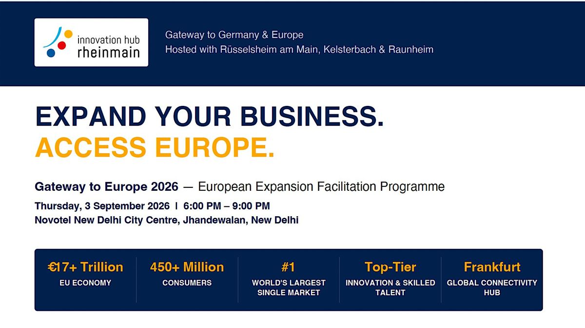 EXPAND YOUR BUSINESS. ACCESS EUROPE.