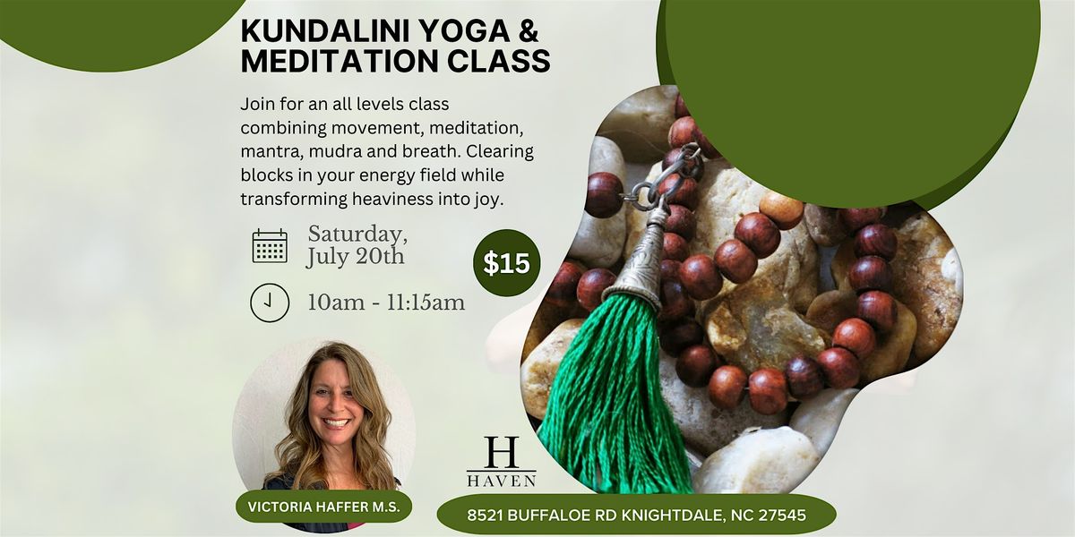 Kundalini Yoga & Meditation Class, Haven Farm, Knightdale, 20 July 2024