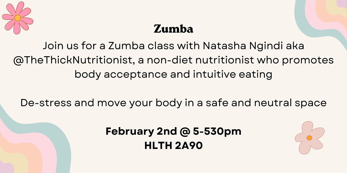 Zumba with TheThickNutritionist, University of Saskatchewan, Saskatoon, February 2 2023