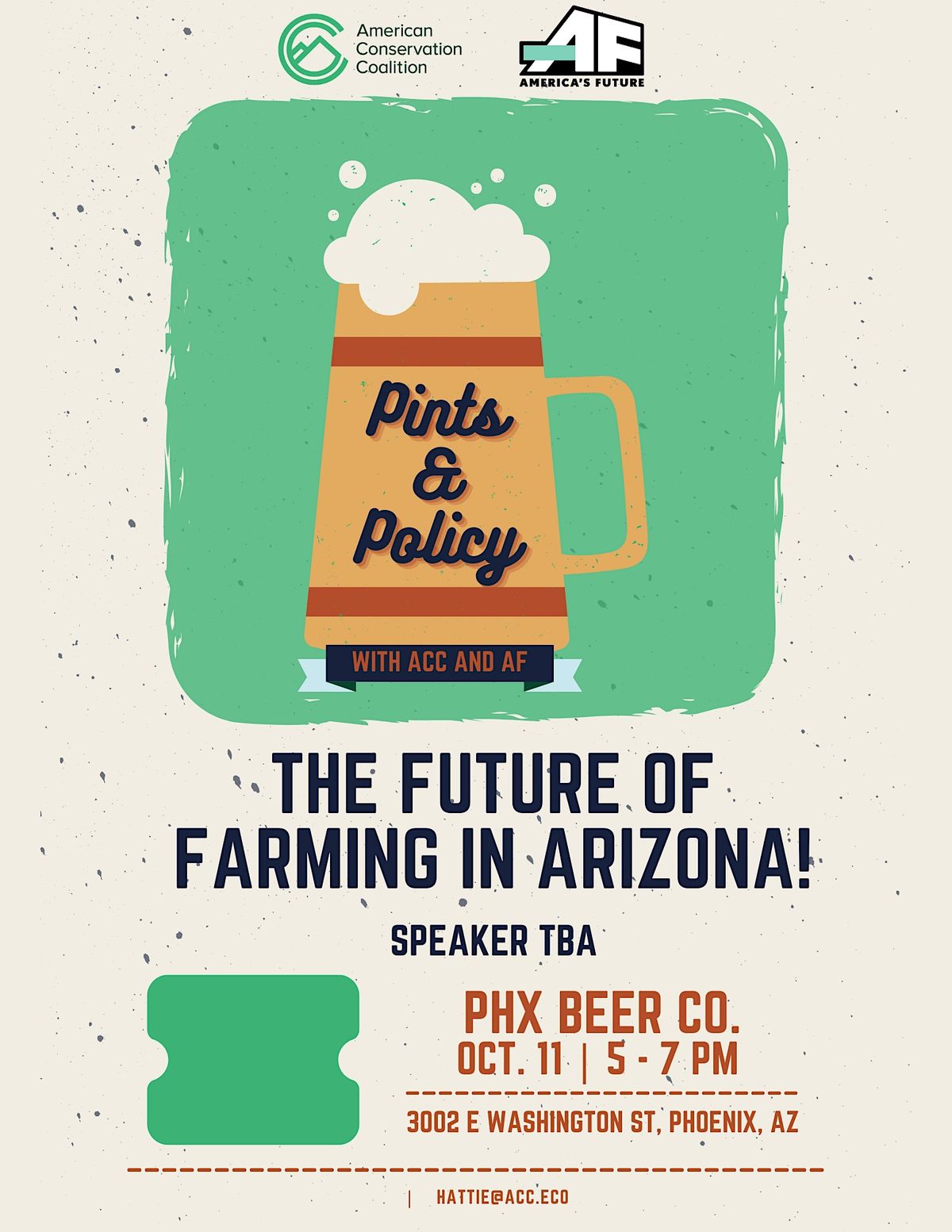 Pints and Policy The Future of Water in Arizona, PHX Beer Co. Brewery