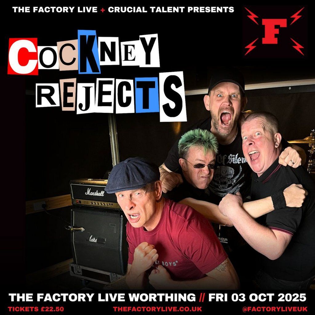 Cockney Rejects, 3 October | Event in Worthing | AllEvents