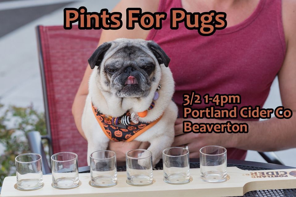 Pints for Pugs, Portland Cider Co. Westside Pub, Beaverton, March 2