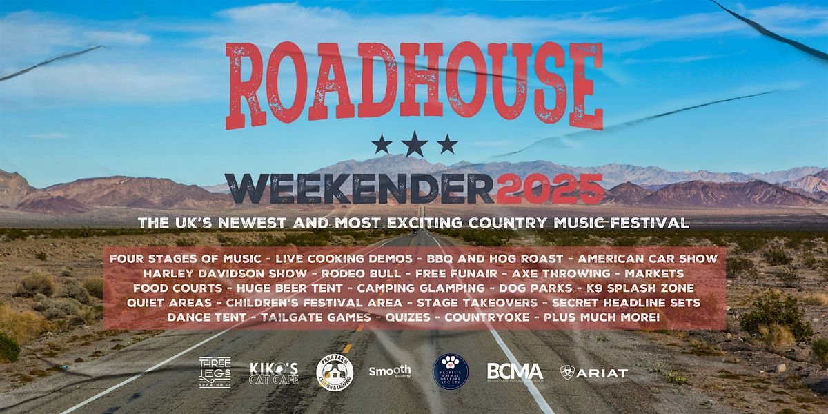 Roadhouse Weekender 2025, 4 July | Event in Bodiam | AllEvents