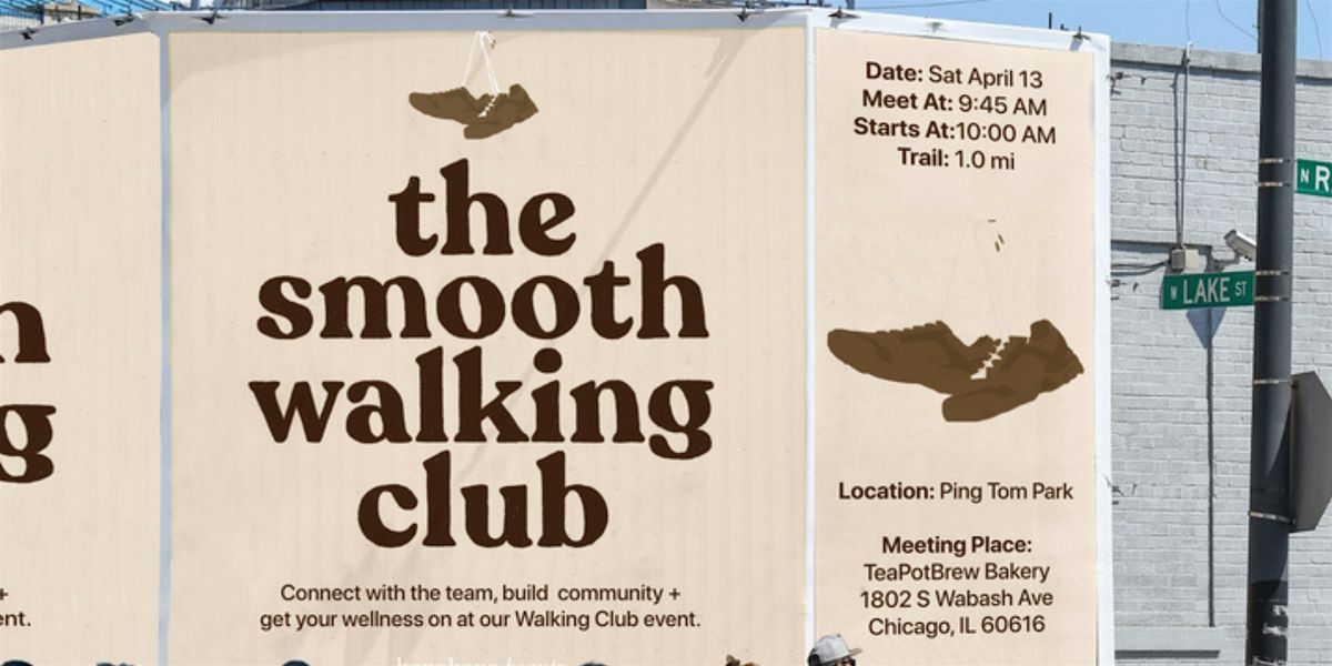Smooth Walking Club, TeaPotBrew Bakery, Chicago, 13 April 2024 AllEvents.in
