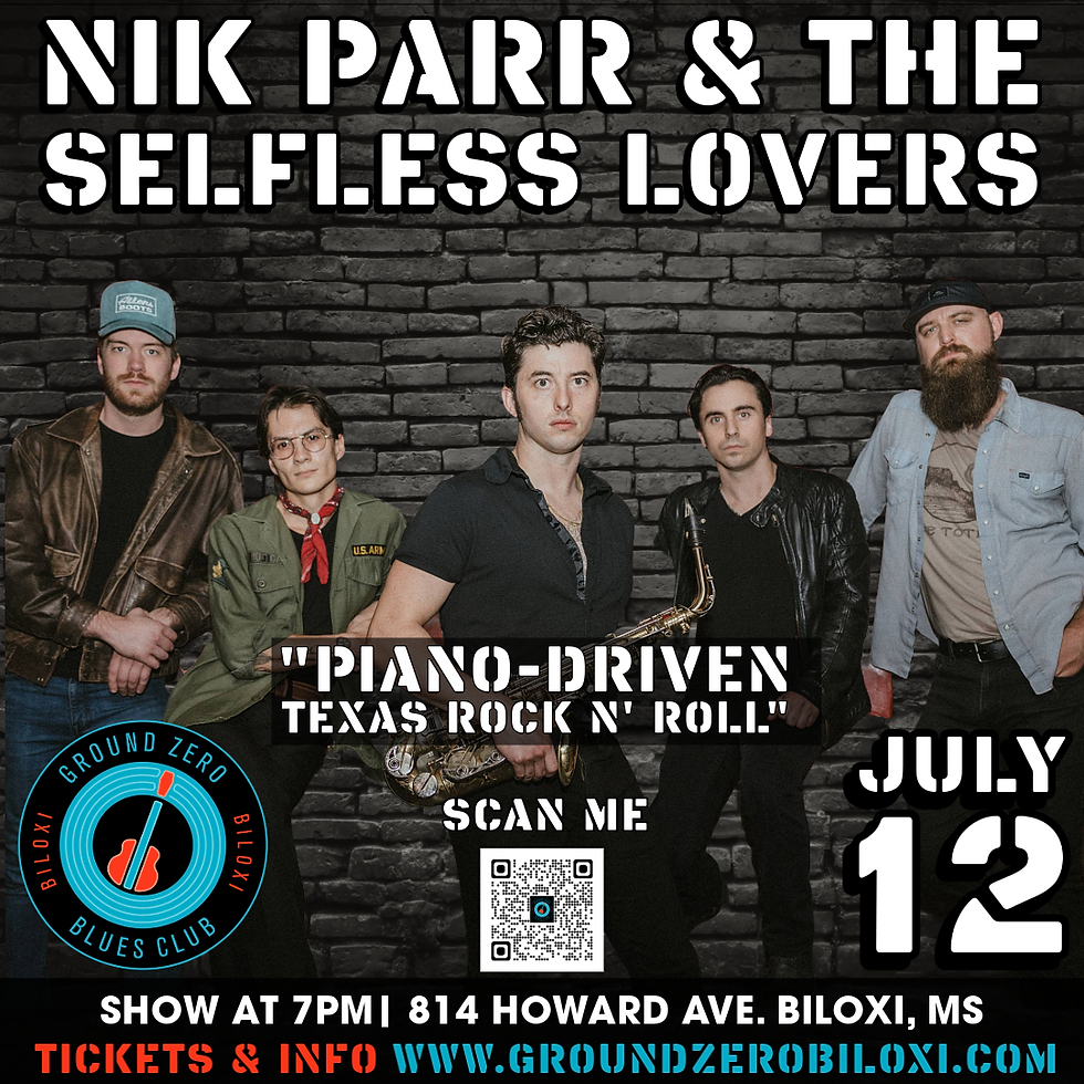 Nik Parr at Duling Hall, 19 February | Event in Jackson | AllEvents