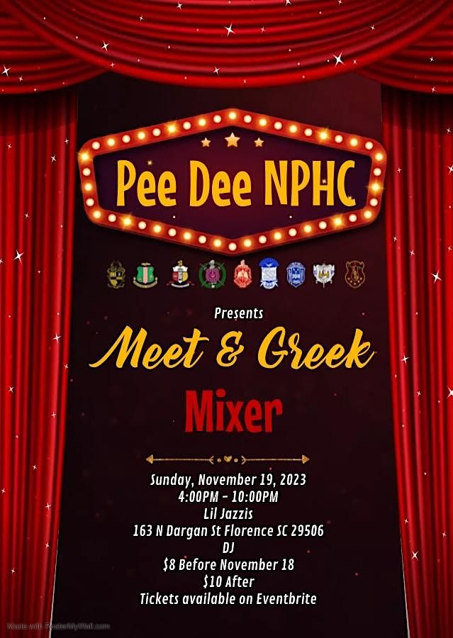 Meet & Greek Mixer, LilJazZi's Cafe, Florence, November 19 2023 AllEvents.in