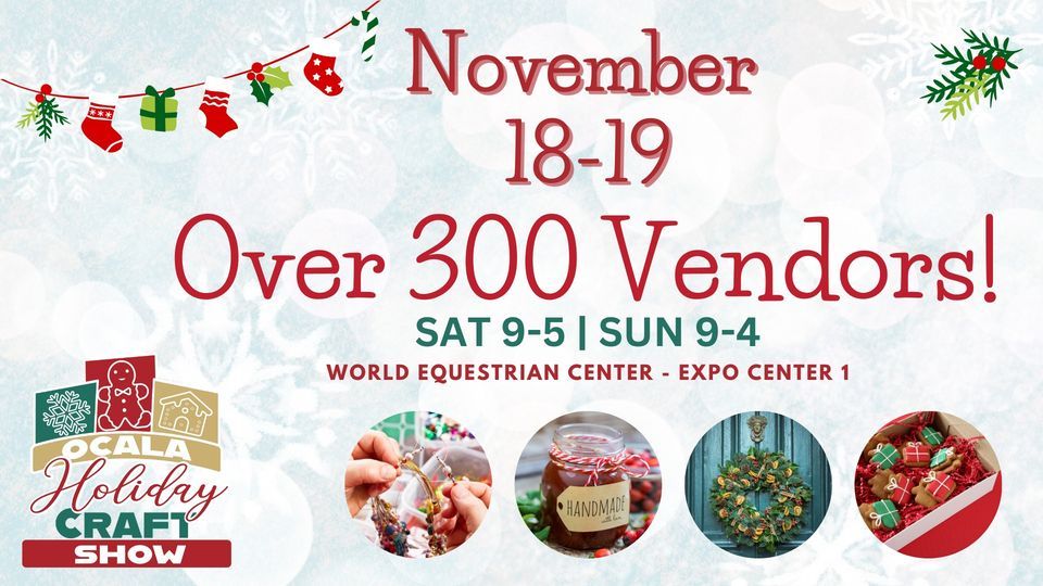 Ocala Holiday Craft Show World Equestrian Center Ocala 17 November ocala-holiday-craft-show-world-equestrian-center-ocala-17-november