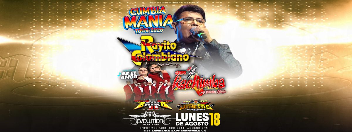 RAYITO COLOMBIANO, GRUPO KACHIMBA & MÁS, 18 August | Event in Sunnyvale | AllEvents