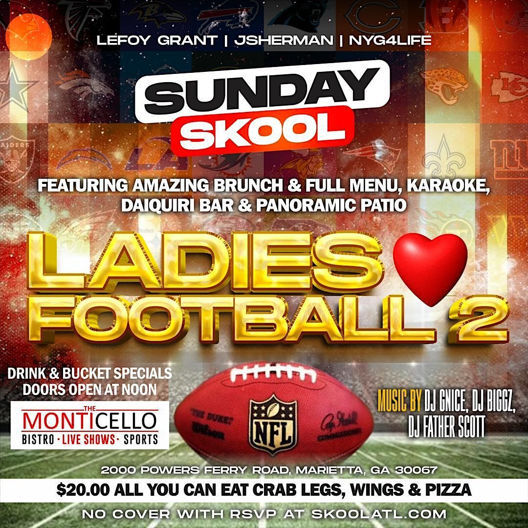 SUNDAY SKOOLS Brunch & Dayparty with Karaoke, DJs, Games & Daiquiri Bar