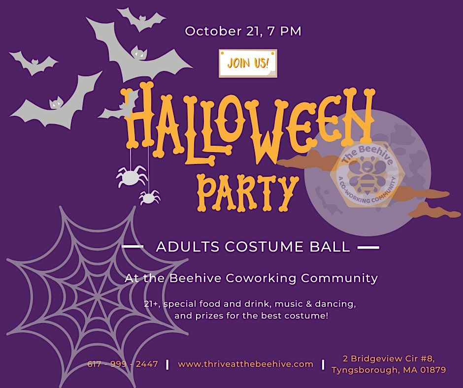 Halloween Costume Ball at the Hive, The Beehive A Coworking