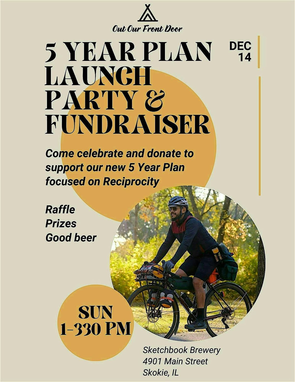 5 Year Plan Launch Party and Fundraiser, 14 December | Event in Skokie | AllEvents