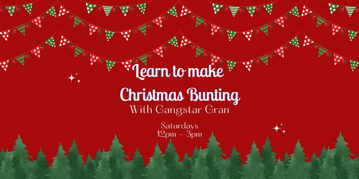 How to make christmas bunting