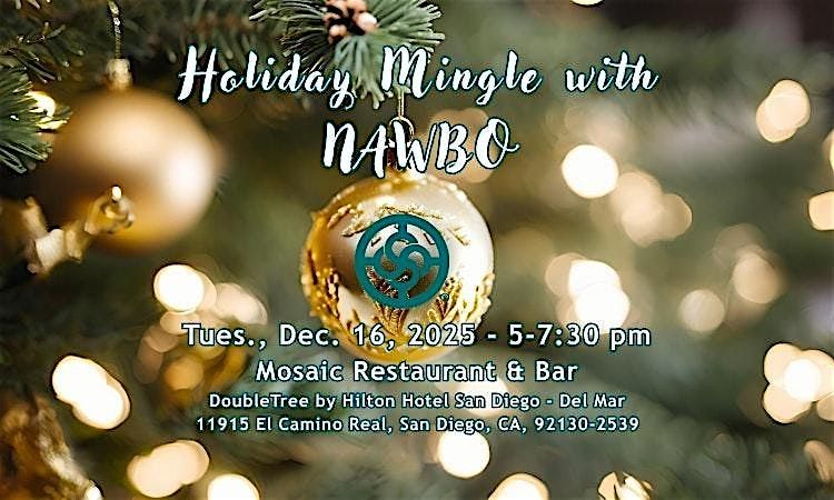 Holiday Mingle with NAWBO, 16 December | Event in San Diego | AllEvents