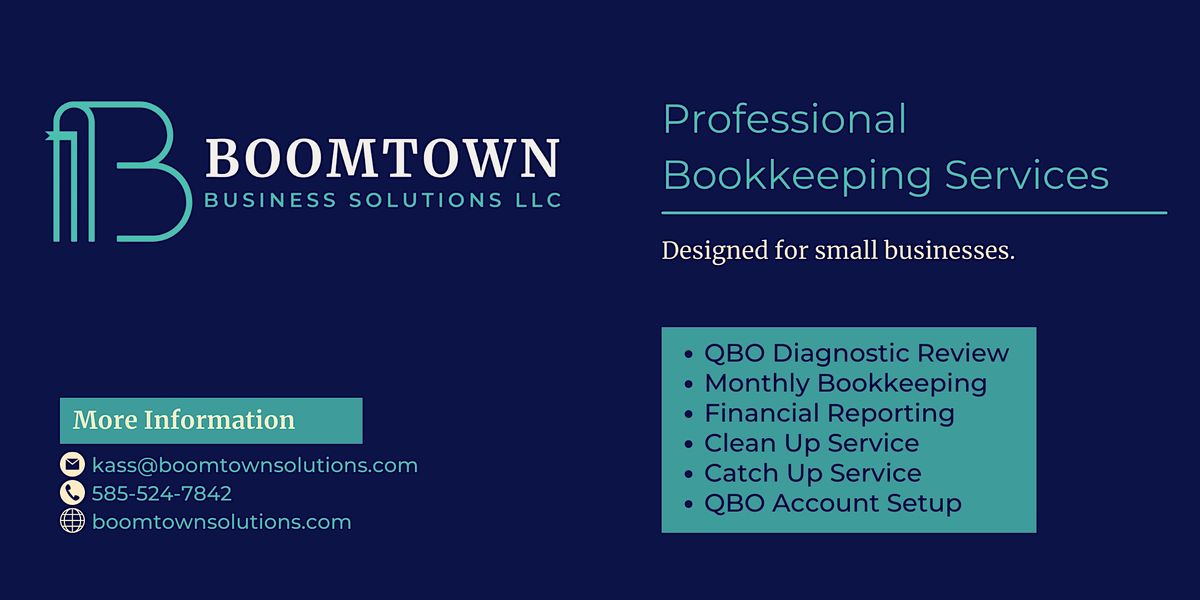 Bookkeeping Consultation with Boomtown Business Solutions, 302 N