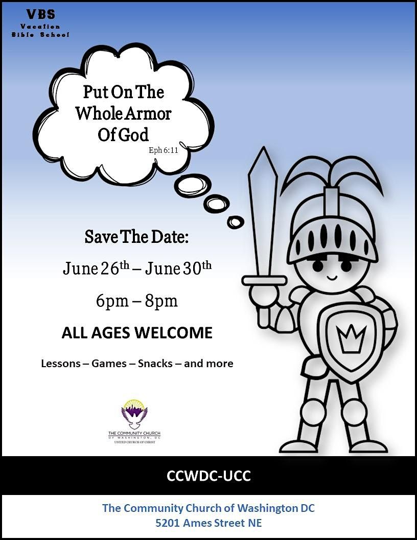 Vacation Bible School @ The Community Church of Washington DC, UCC ...