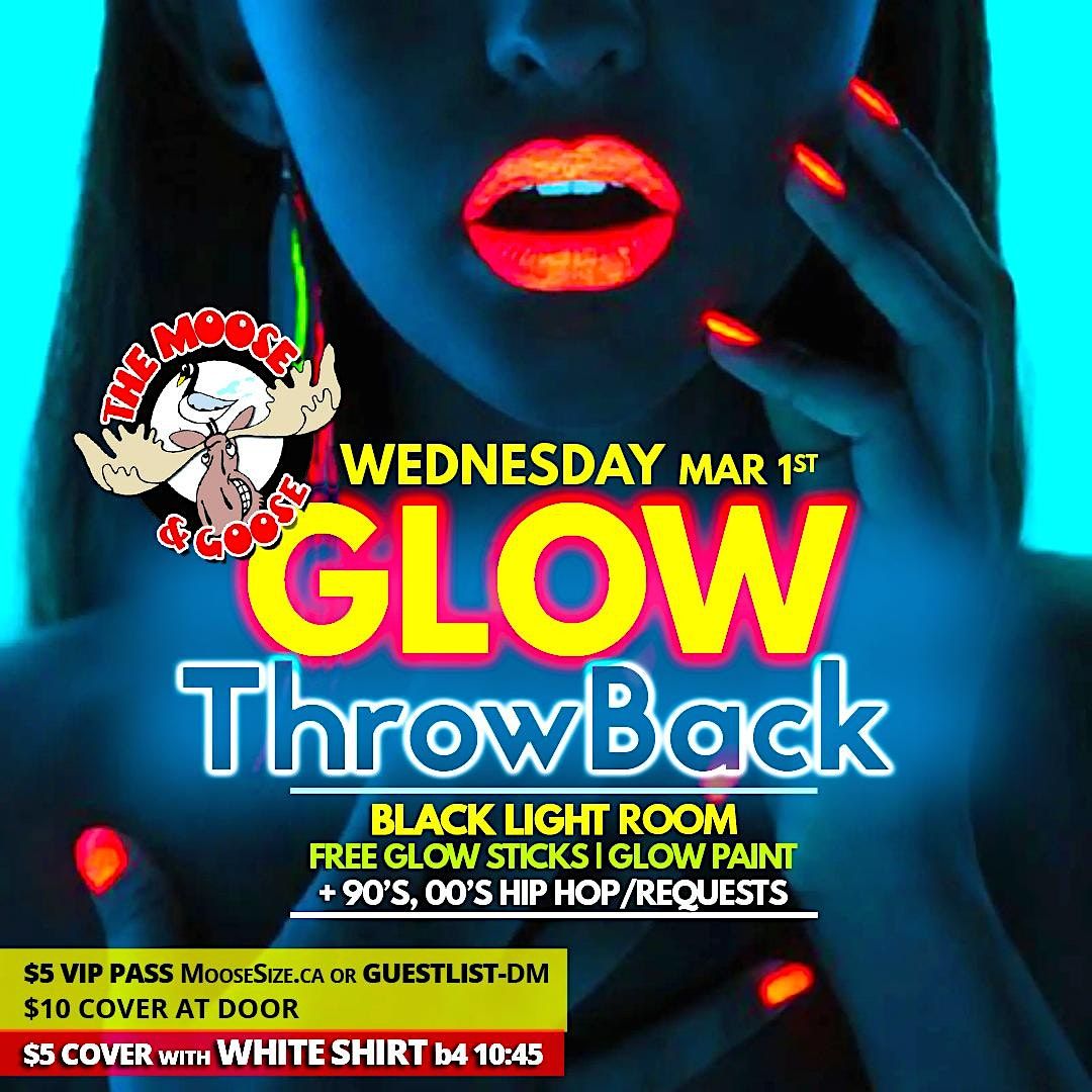 Glow Black Light THrowback Night, The Moose & Goose, Thorold, March 1