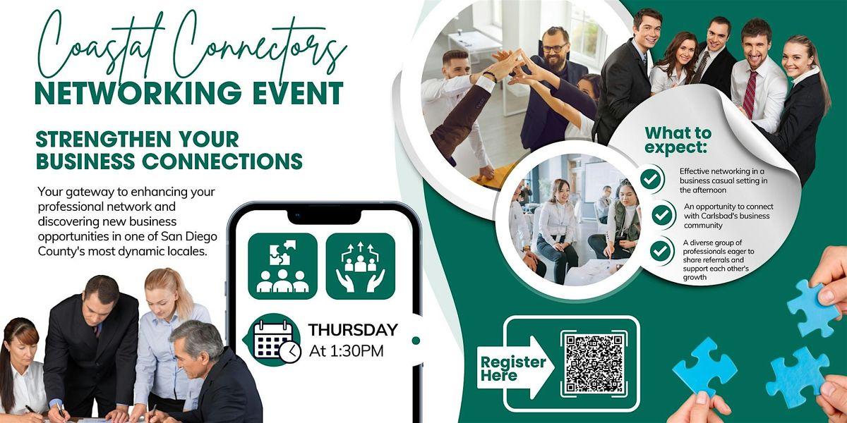 Coastal Connectors Networking Event: Strengthen Your Business Connections | Event in Carlsbad | AllEvents